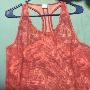 Mesh Workout Tank Top